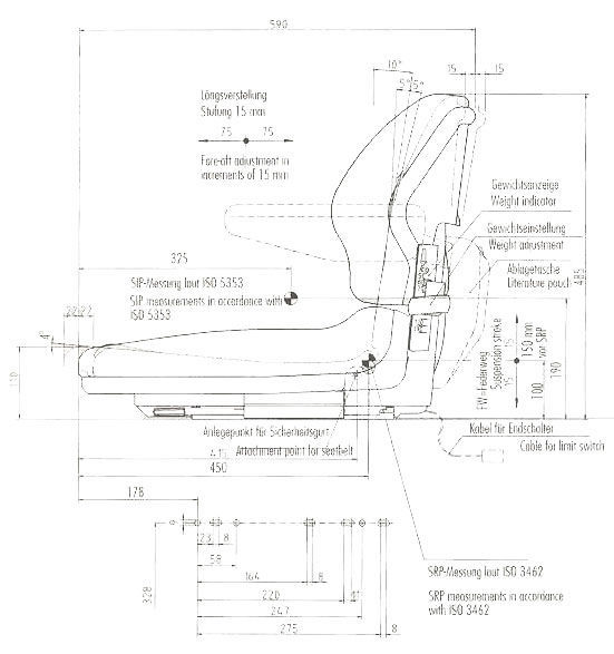 Grammer MSG12 Seat. Grammer Seating UK