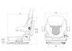 Grammer MSG65/531 Seat - Dimensions